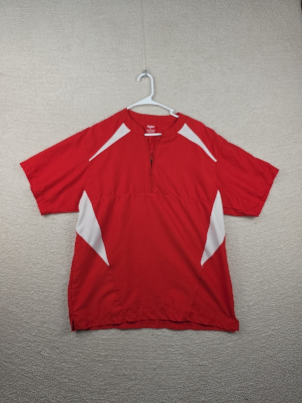 Rawlings Red Youth Athletic Pullover with White Logo
